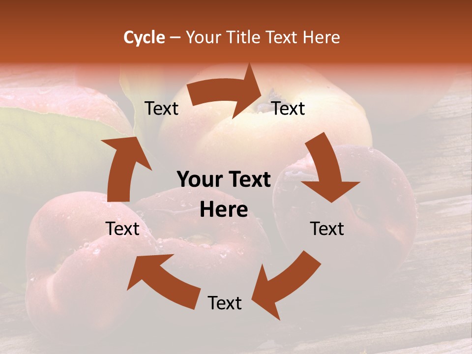 Pessego Persica Nectarina PowerPoint Template
