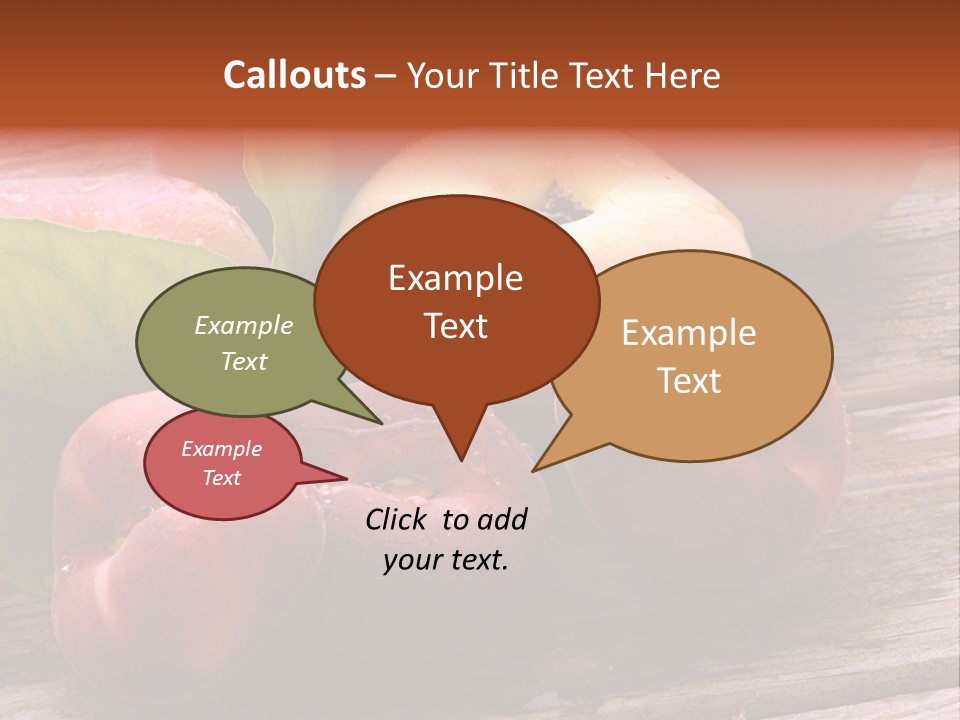 Pessego Persica Nectarina PowerPoint Template