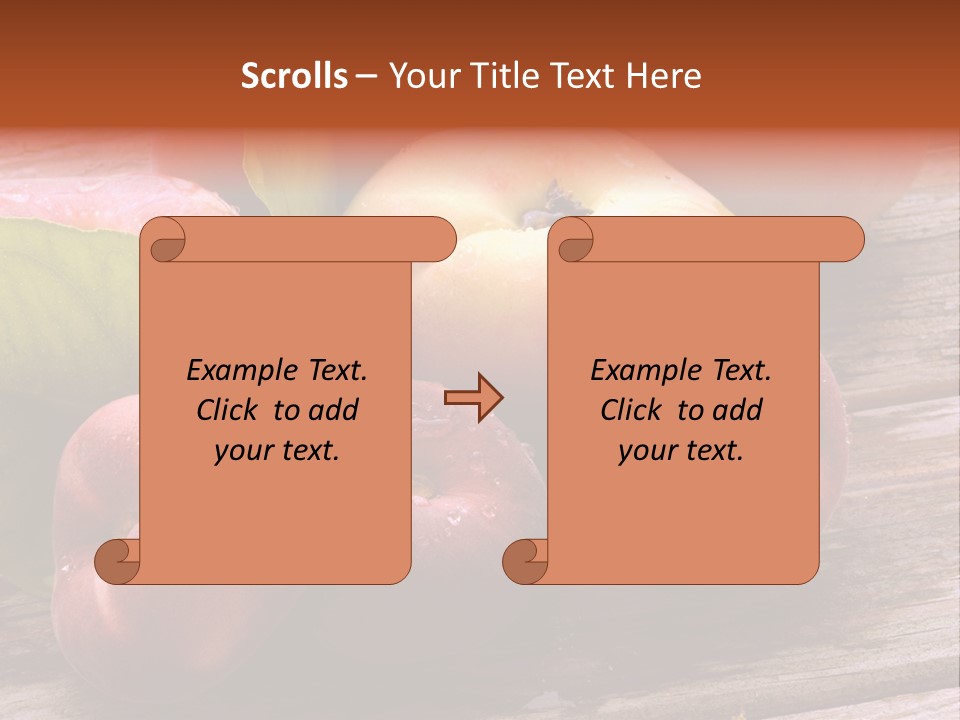 Pessego Persica Nectarina PowerPoint Template