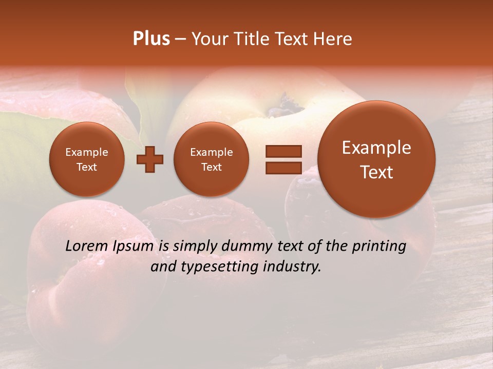 Pessego Persica Nectarina PowerPoint Template