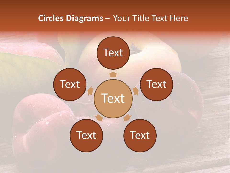 Pessego Persica Nectarina PowerPoint Template