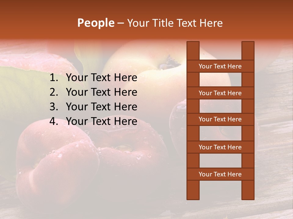 Pessego Persica Nectarina PowerPoint Template
