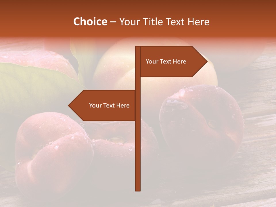 Pessego Persica Nectarina PowerPoint Template