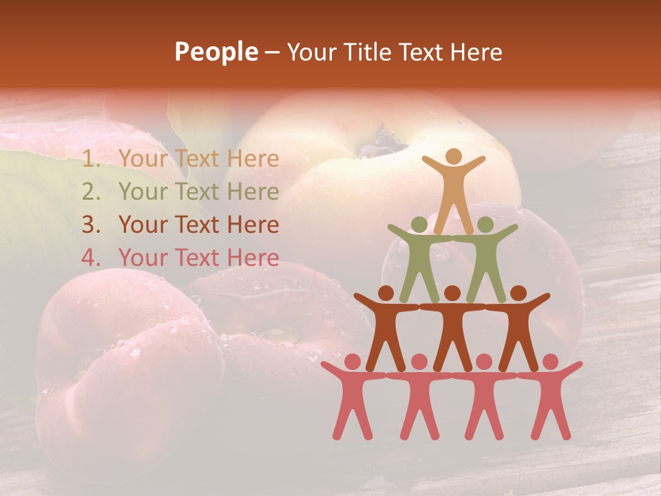 Pessego Persica Nectarina PowerPoint Template