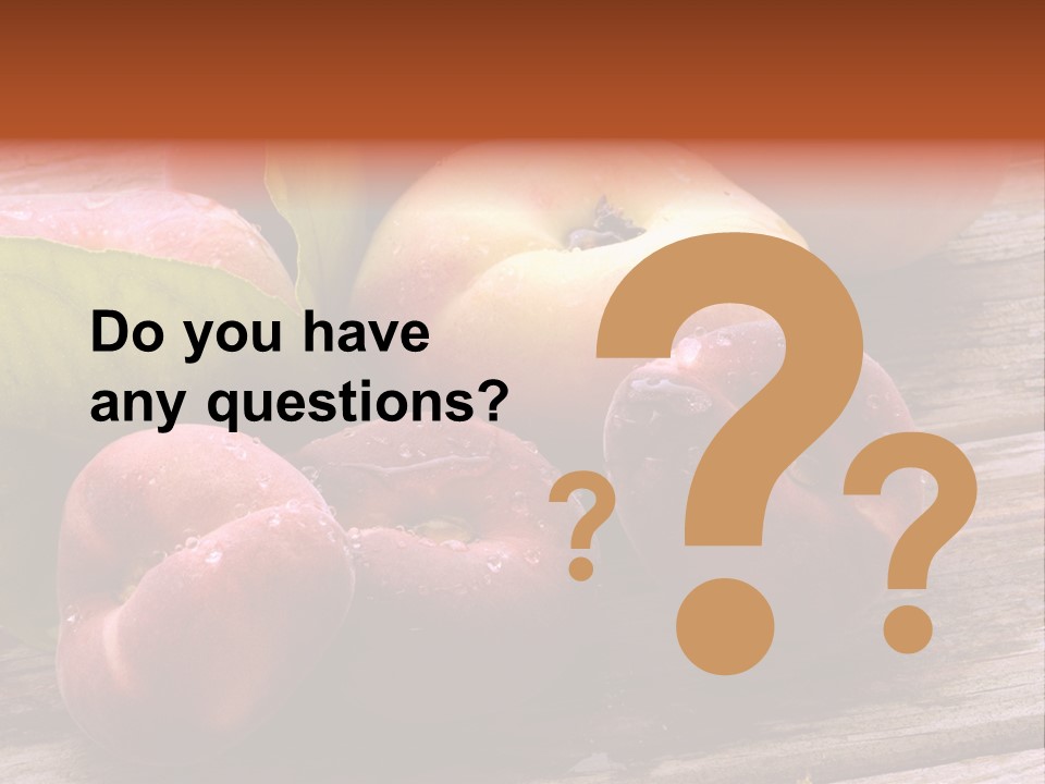 Pessego Persica Nectarina PowerPoint Template