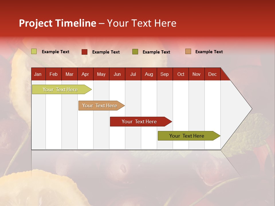 Frutto Amarena Dessert PowerPoint Template