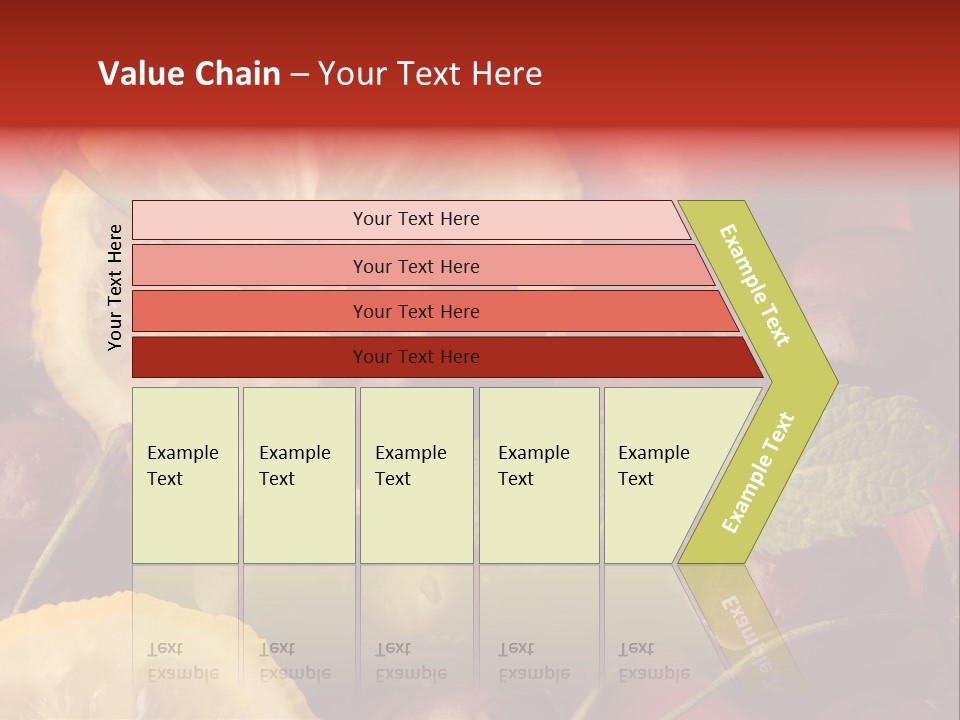 Frutto Amarena Dessert PowerPoint Template