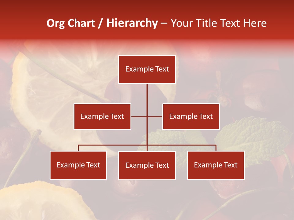 Frutto Amarena Dessert PowerPoint Template