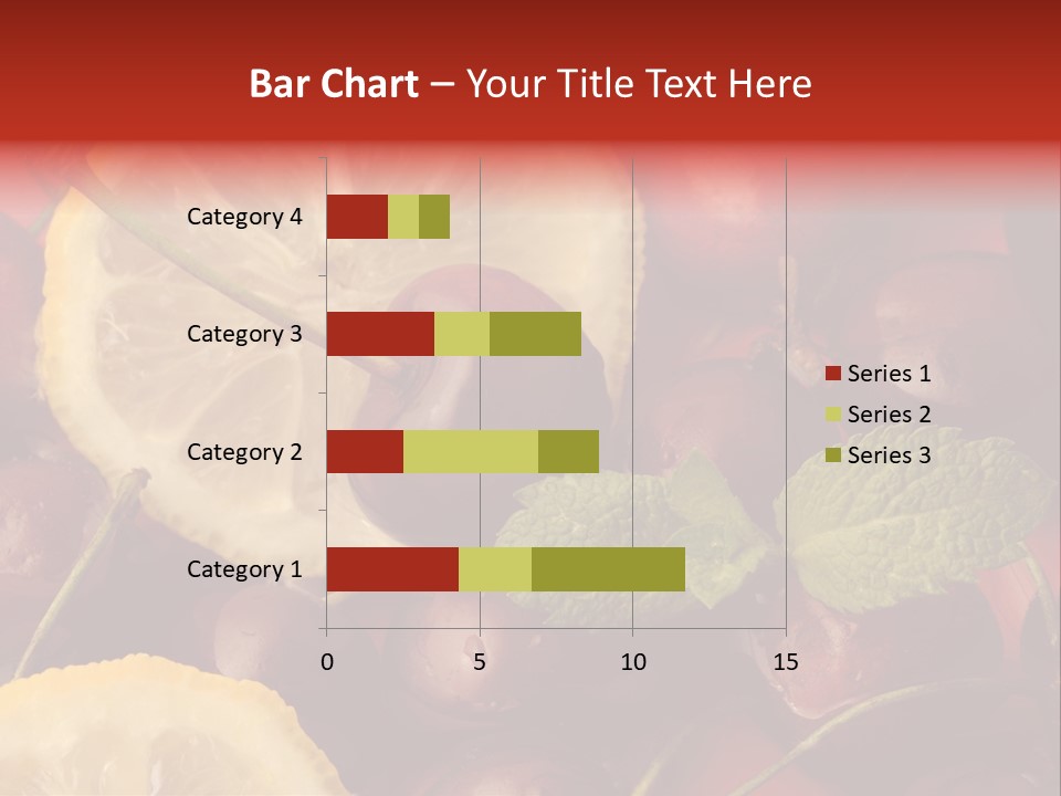 Frutto Amarena Dessert PowerPoint Template