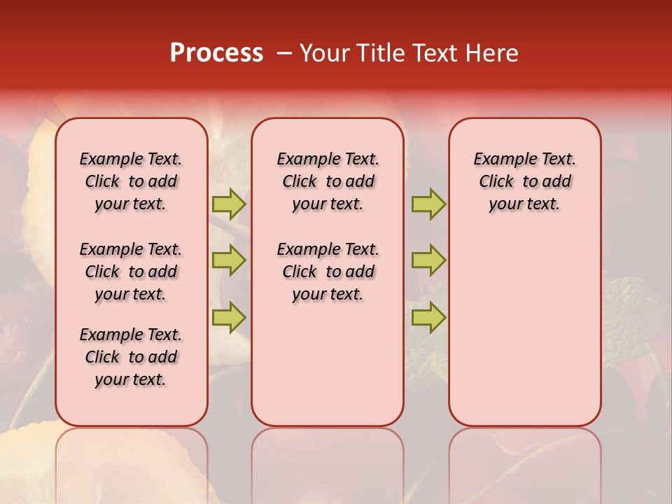 Frutto Amarena Dessert PowerPoint Template