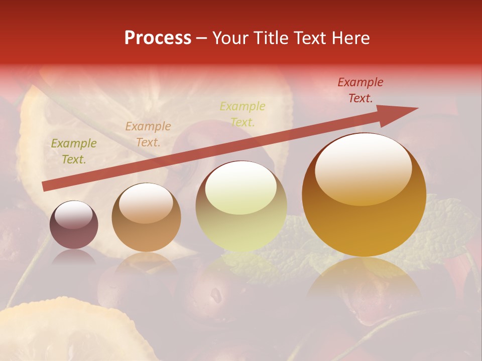 Frutto Amarena Dessert PowerPoint Template