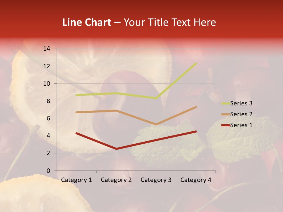 Frutto Amarena Dessert PowerPoint Template