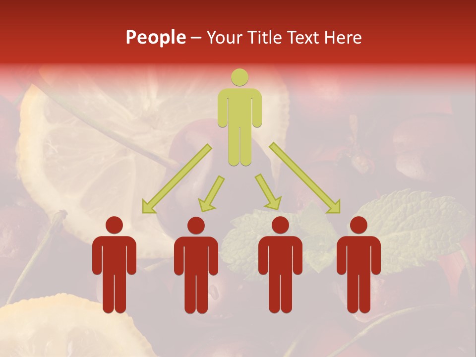 Frutto Amarena Dessert PowerPoint Template