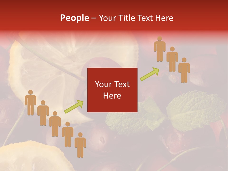 Frutto Amarena Dessert PowerPoint Template