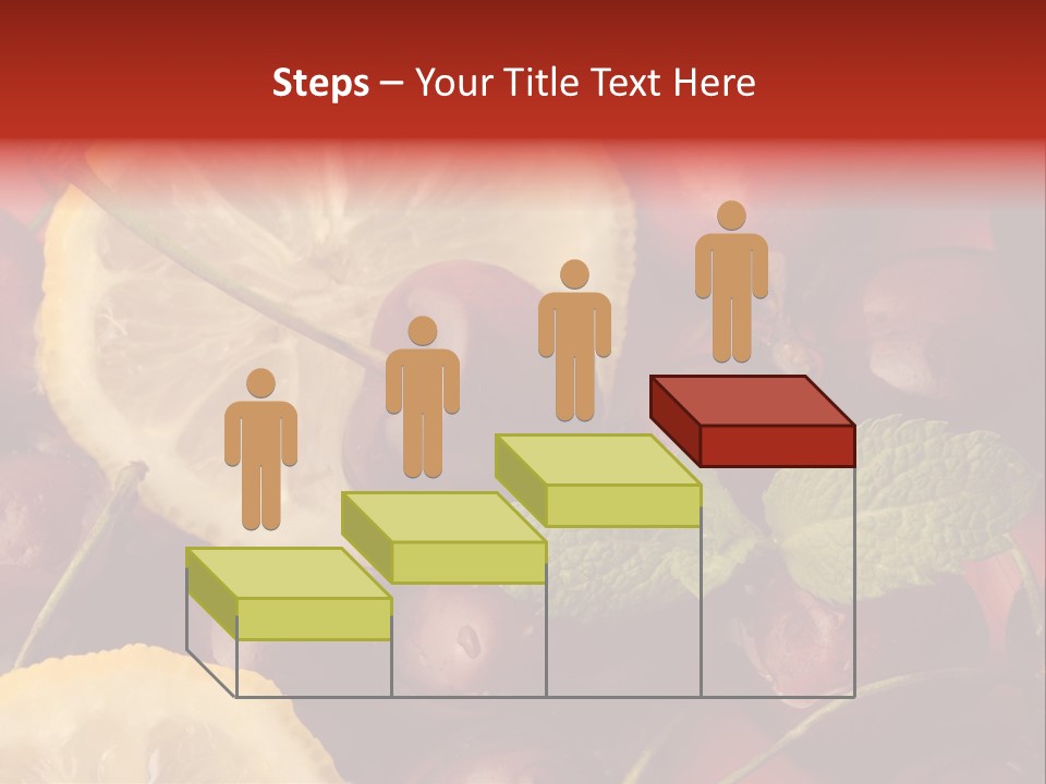 Frutto Amarena Dessert PowerPoint Template