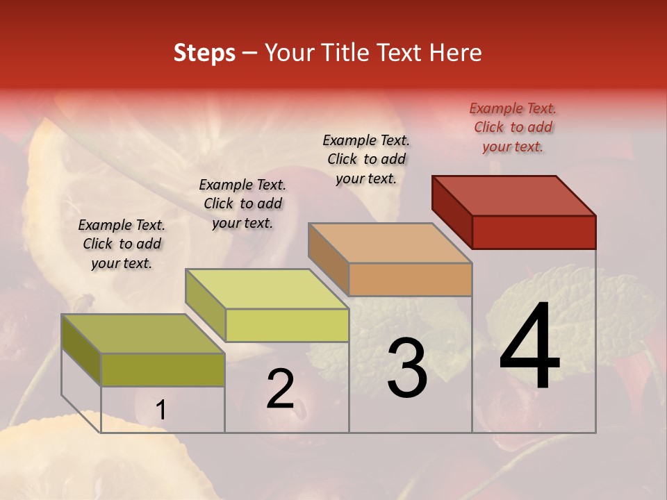 Frutto Amarena Dessert PowerPoint Template