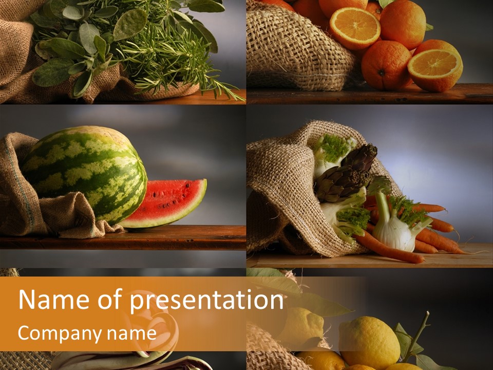 Erbe Carote Tardivo PowerPoint Template