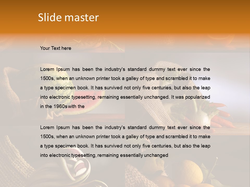 Erbe Carote Tardivo PowerPoint Template