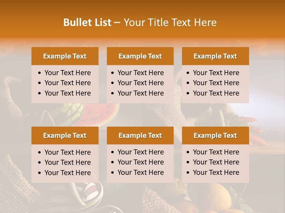 Erbe Carote Tardivo PowerPoint Template