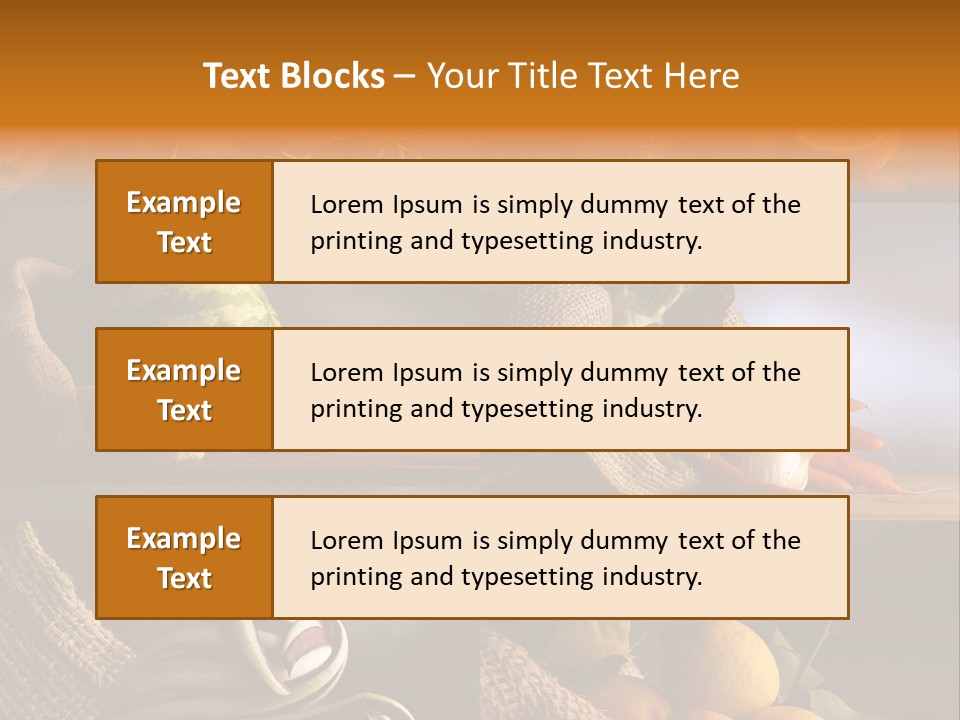 Erbe Carote Tardivo PowerPoint Template