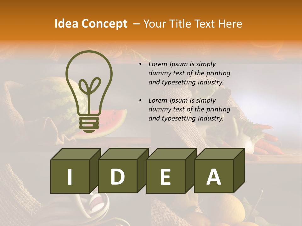 Erbe Carote Tardivo PowerPoint Template