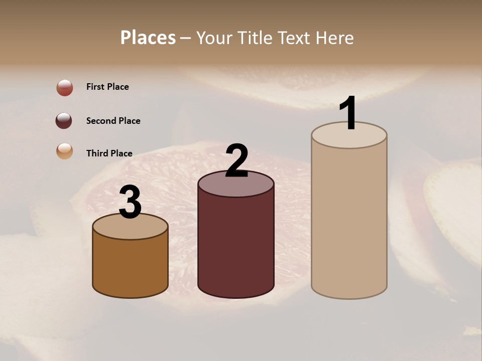 Cuchillo Mandarina Cuchillos PowerPoint Template