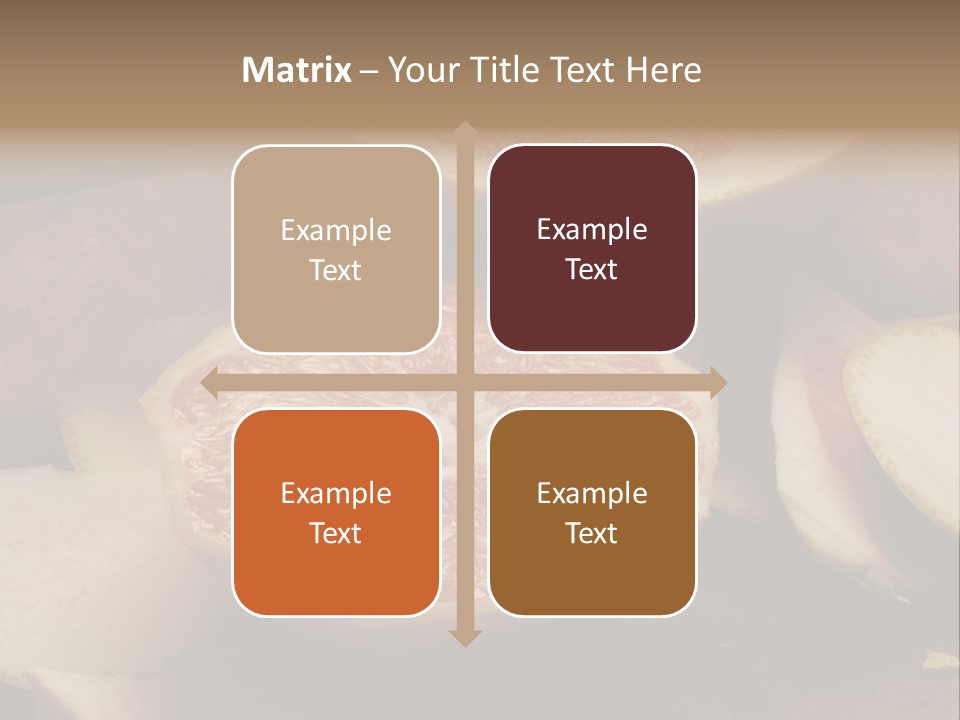 Cuchillo Mandarina Cuchillos PowerPoint Template