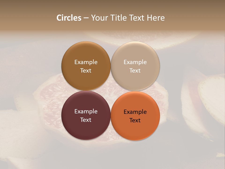 Cuchillo Mandarina Cuchillos PowerPoint Template