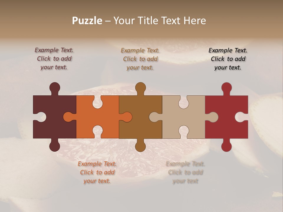 Cuchillo Mandarina Cuchillos PowerPoint Template