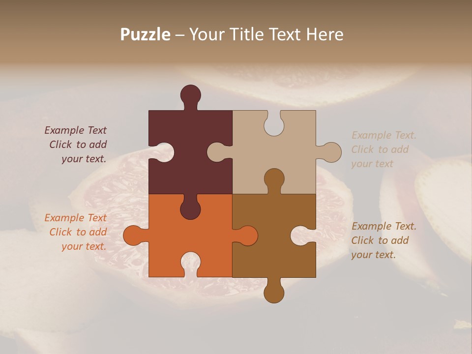 Cuchillo Mandarina Cuchillos PowerPoint Template