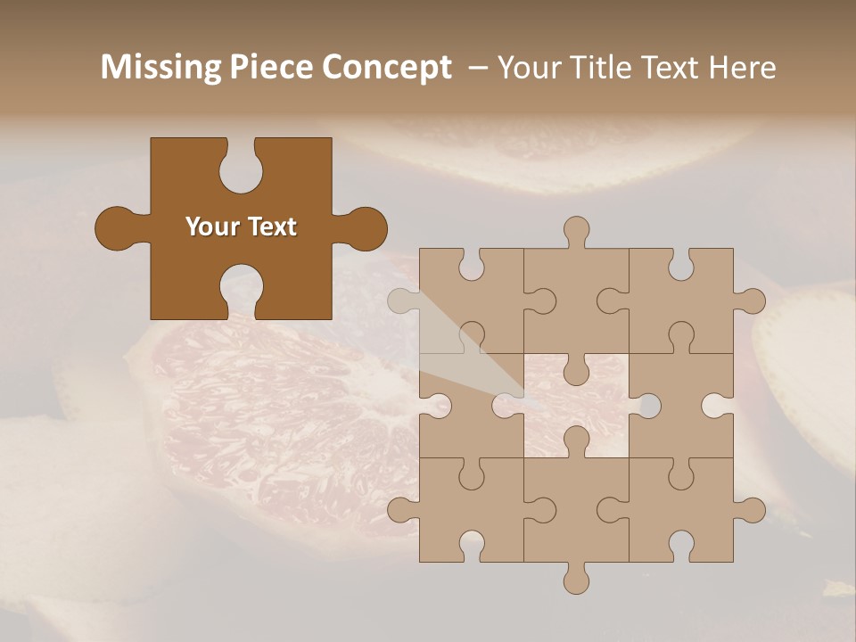 Cuchillo Mandarina Cuchillos PowerPoint Template