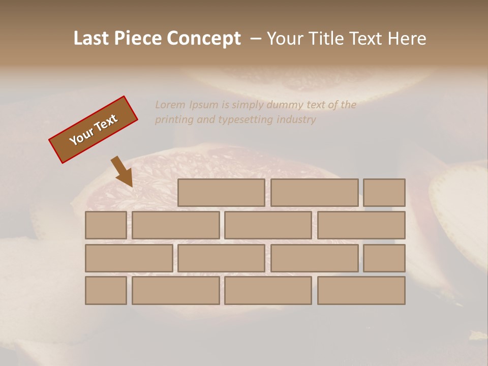 Cuchillo Mandarina Cuchillos PowerPoint Template