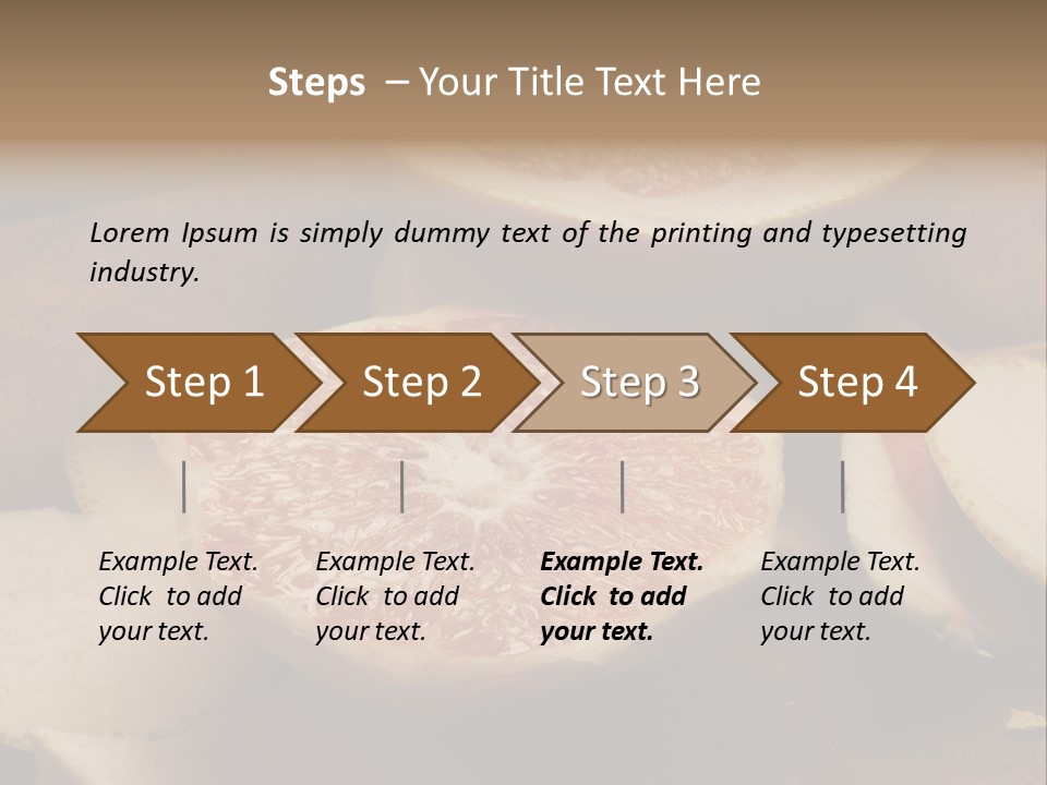 Cuchillo Mandarina Cuchillos PowerPoint Template