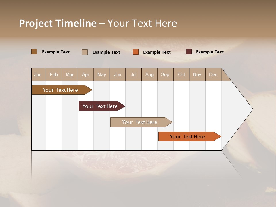 Cuchillo Mandarina Cuchillos PowerPoint Template
