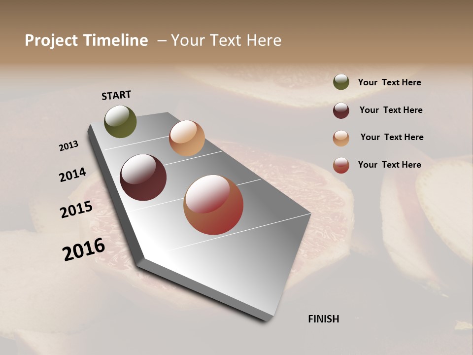 Cuchillo Mandarina Cuchillos PowerPoint Template
