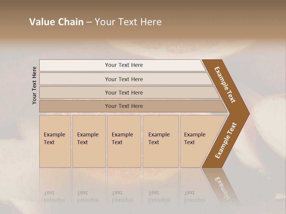 Cuchillo Mandarina Cuchillos PowerPoint Template