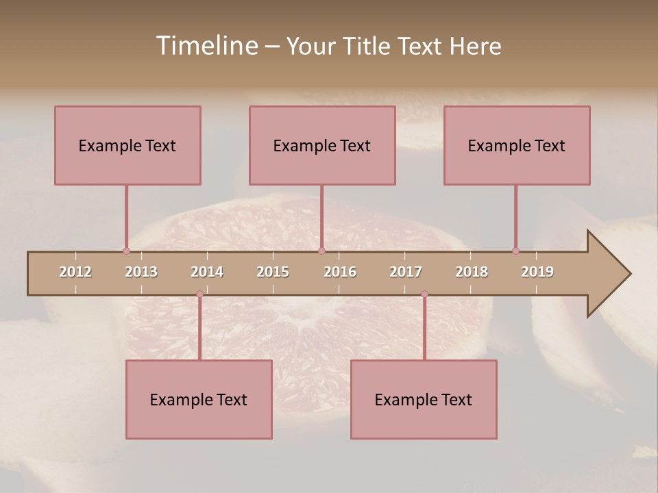Cuchillo Mandarina Cuchillos PowerPoint Template