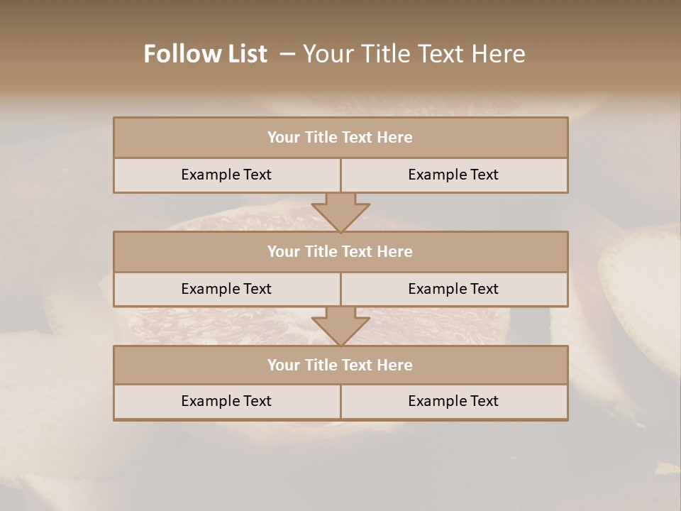 Cuchillo Mandarina Cuchillos PowerPoint Template