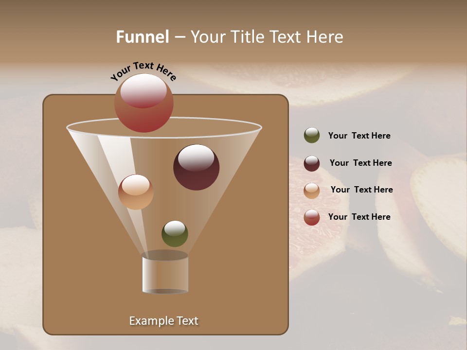 Cuchillo Mandarina Cuchillos PowerPoint Template