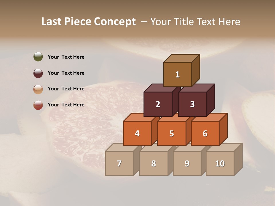 Cuchillo Mandarina Cuchillos PowerPoint Template