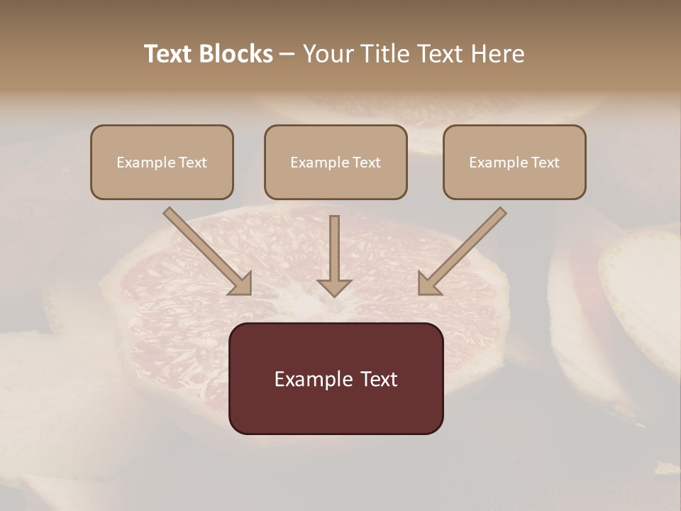 Cuchillo Mandarina Cuchillos PowerPoint Template