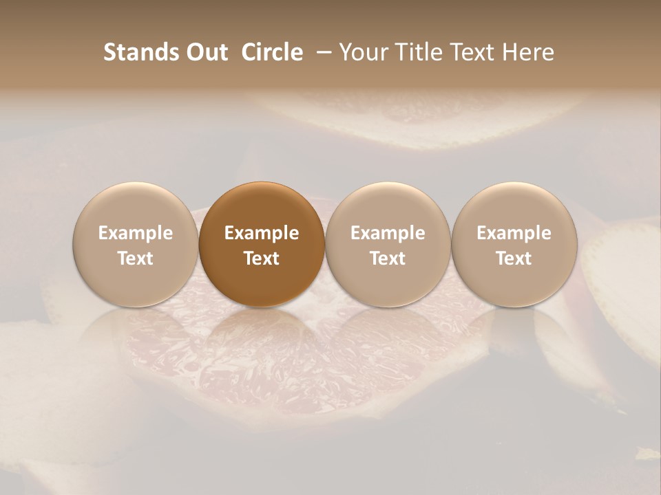 Cuchillo Mandarina Cuchillos PowerPoint Template