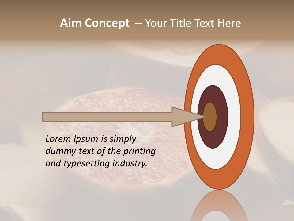 Cuchillo Mandarina Cuchillos PowerPoint Template