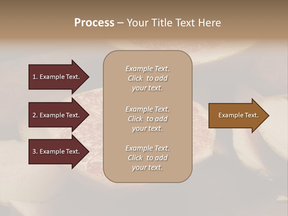 Cuchillo Mandarina Cuchillos PowerPoint Template