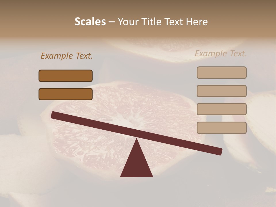Cuchillo Mandarina Cuchillos PowerPoint Template