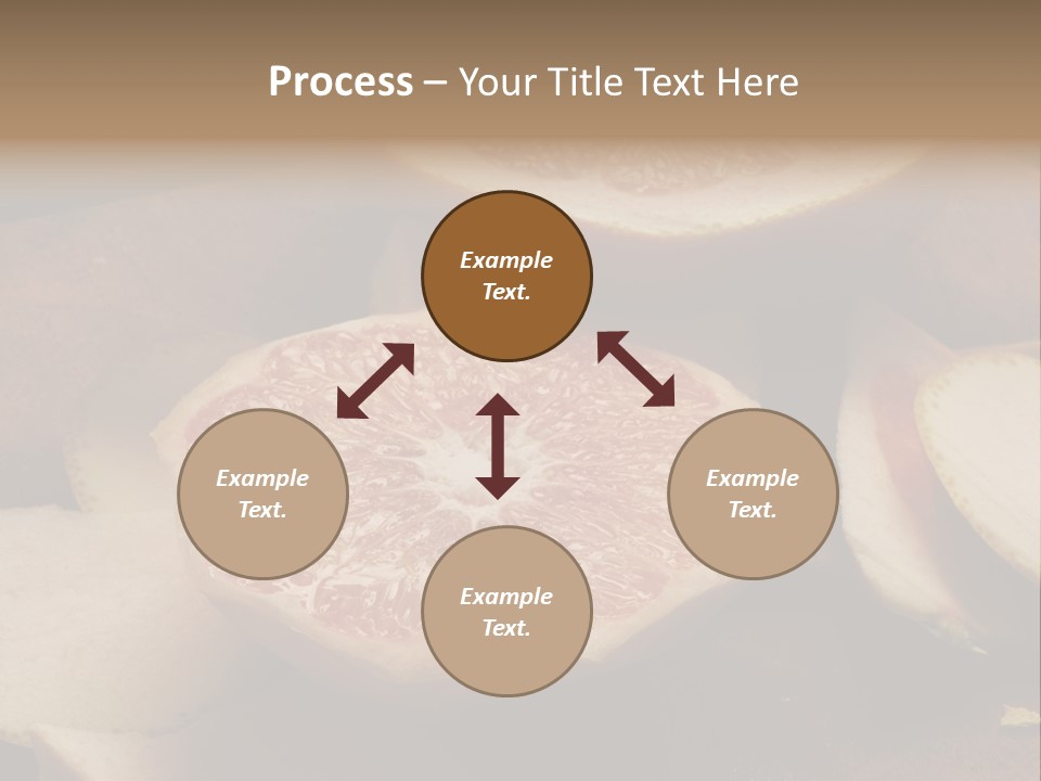 Cuchillo Mandarina Cuchillos PowerPoint Template