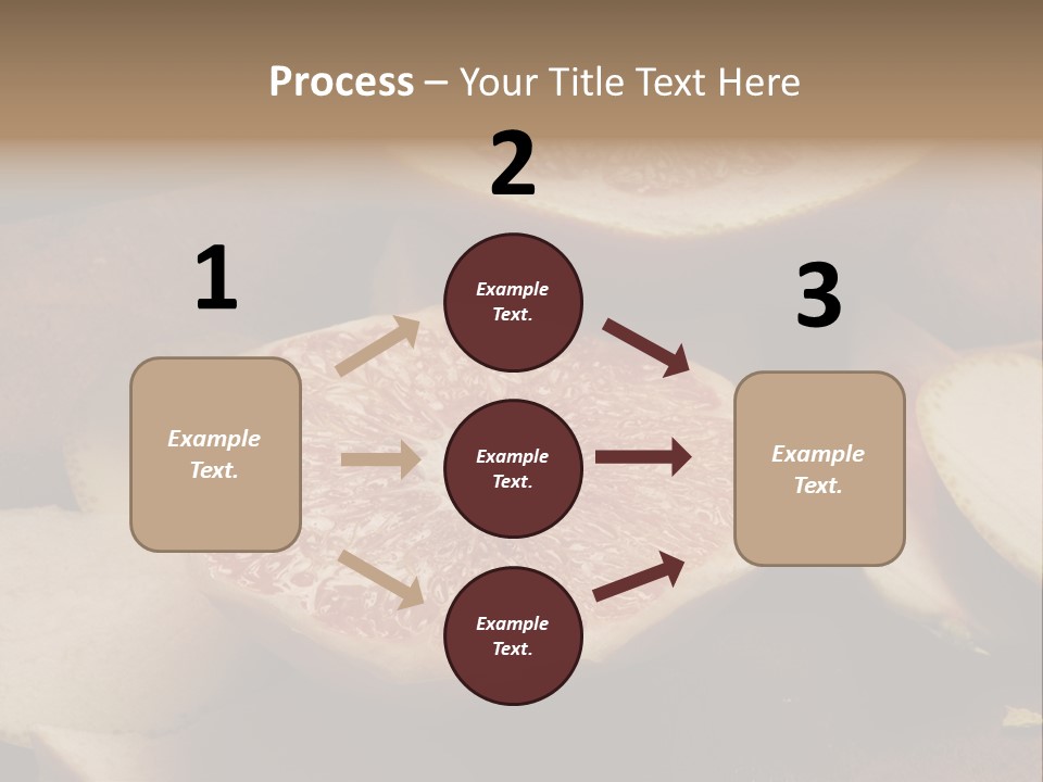 Cuchillo Mandarina Cuchillos PowerPoint Template