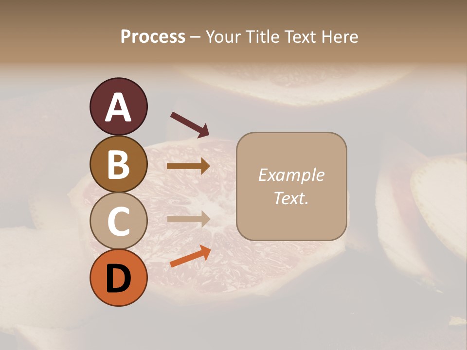 Cuchillo Mandarina Cuchillos PowerPoint Template