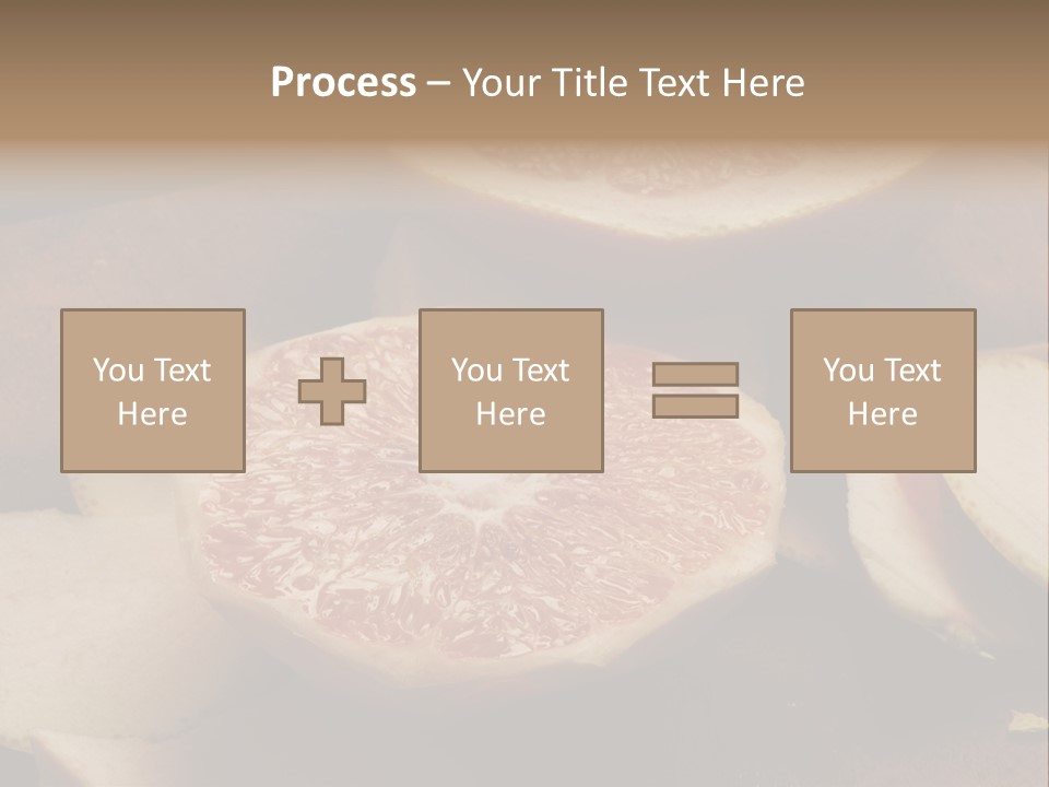 Cuchillo Mandarina Cuchillos PowerPoint Template