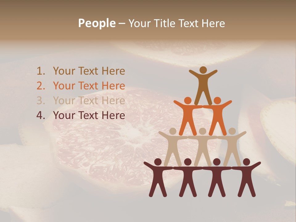 Cuchillo Mandarina Cuchillos PowerPoint Template